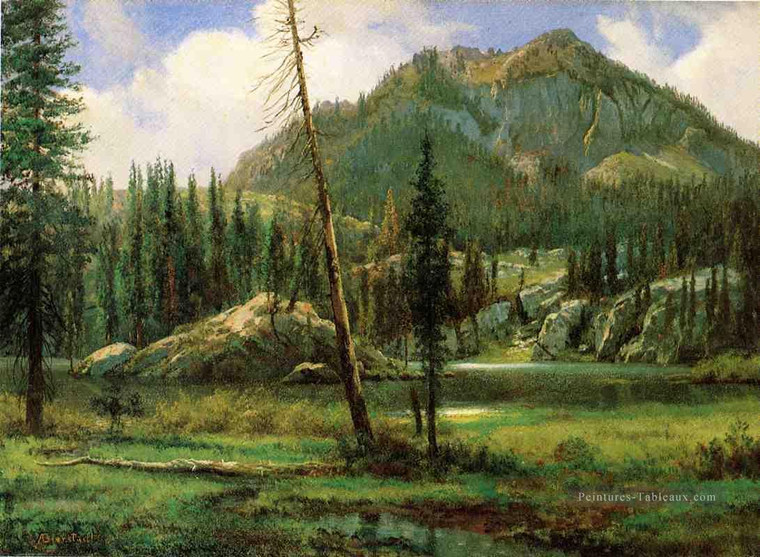 Sierra Nevada Montagnes Albert Bierstadt Peintures à l'huile